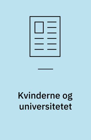 Kvinderne og universitetet