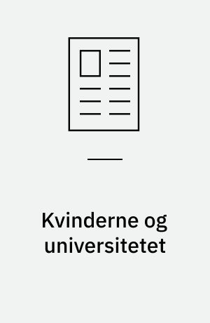 Kvinderne og universitetet