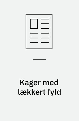 Kager med lækkert fyld