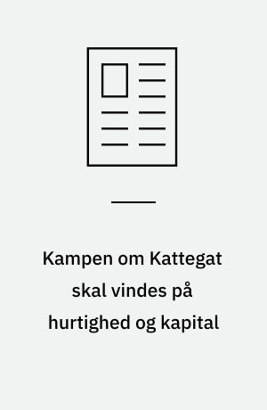 Kampen om Kattegat skal vindes på hurtighed og kapital