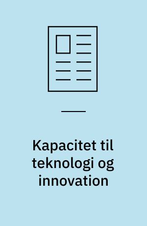 Kapacitet til teknologi og innovation