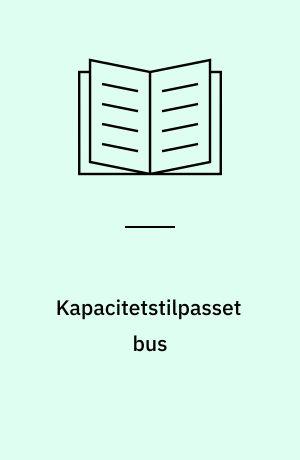 Kapacitetstilpasset bus