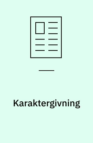 Karaktergivning