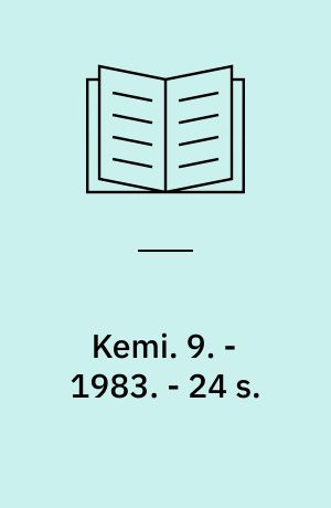 Kemi : lærervejledning. 9. - 1983. - 24 s. : ill.