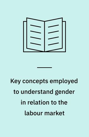 Key concepts employed to understand gender in relation to the labour market