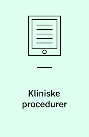 Kliniske procedurer