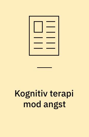 Kognitiv terapi mod angst