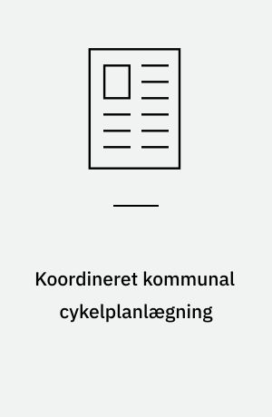 Koordineret kommunal cykelplanlægning