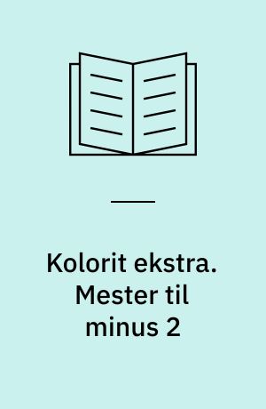 Kolorit ekstra. Mester til minus 2