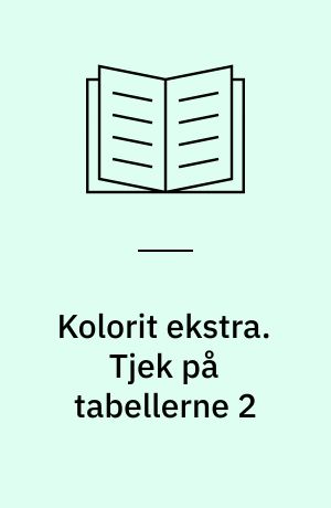 Kolorit ekstra. Tjek på tabellerne 2