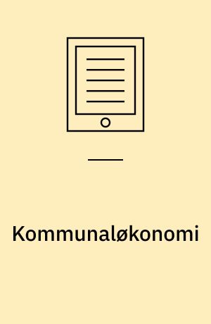 Kommunaløkonomi