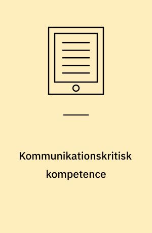 Kommunikationskritisk kompetence