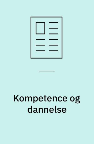 Kompetence og dannelse