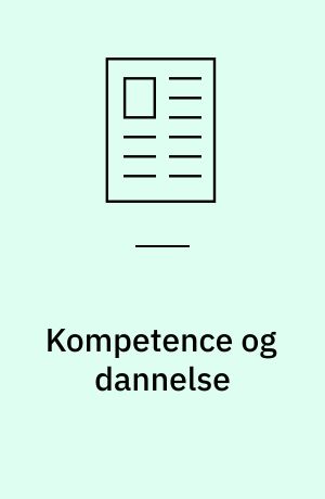 Kompetence og dannelse