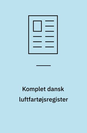 Komplet dansk luftfartøjsregister