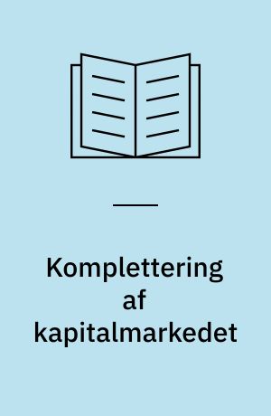 Komplettering af kapitalmarkedet : udjævning af livsvilkår med varige forbrugsgoder