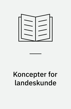 Koncepter for landeskunde