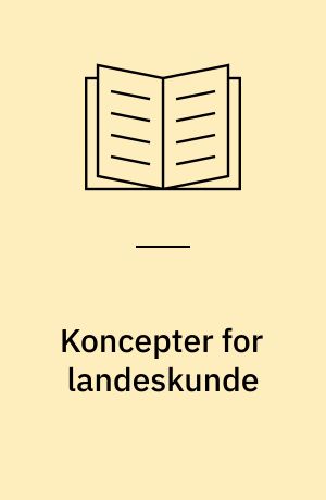 Koncepter for landeskunde