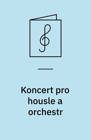 Koncert pro housle a orchestr : a-moll, op. 53 : violino e piano