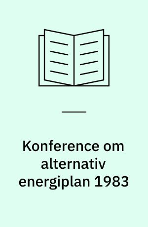 Konference om alternativ energiplan 1983
