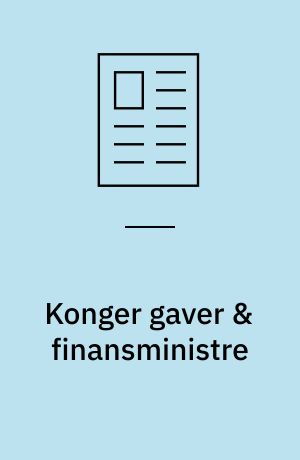 Konger gaver & finansministre