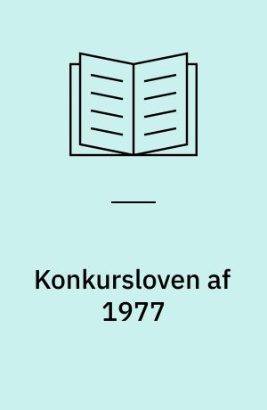 Konkursloven af 1977