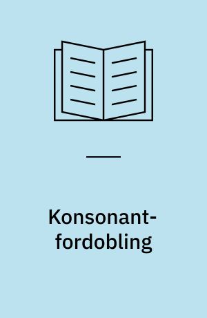 Konsonant-fordobling