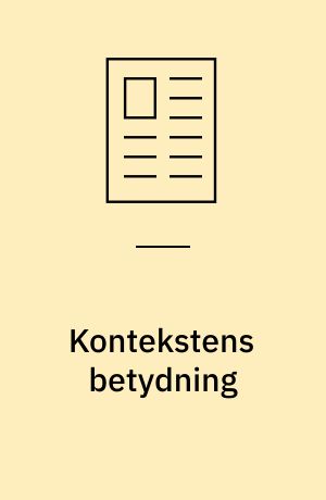 Kontekstens betydning