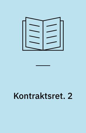 Kontraktsret. 2