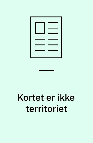 Kortet er ikke territoriet