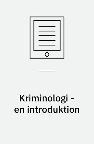 Kriminologi - en introduktion