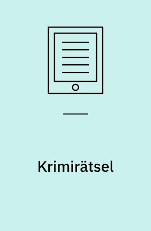 Krimirätsel: Tierwelten