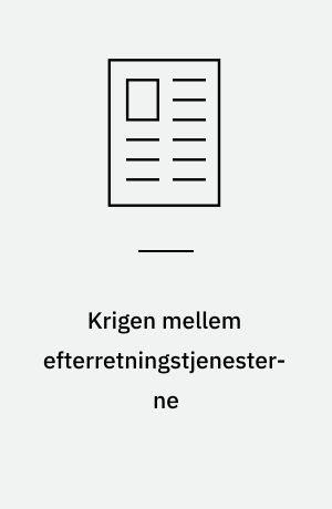 Krigen mellem efterretningstjenesterne