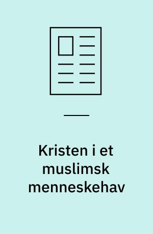 Kristen i et muslimsk menneskehav