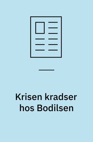 Krisen kradser hos Bodilsen