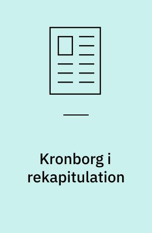 Kronborg i rekapitulation