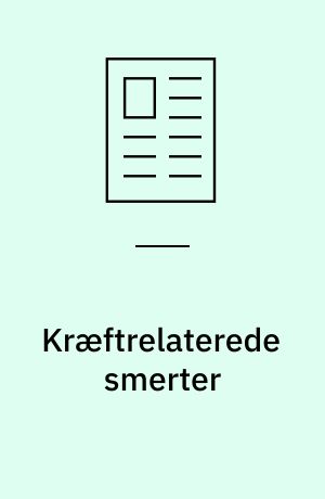 Kræftrelaterede smerter