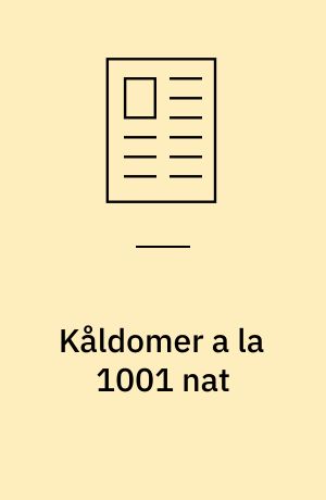Kåldomer a la 1001 nat