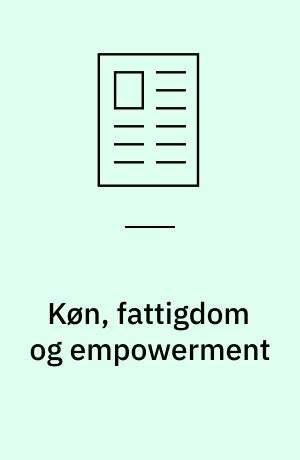 Køn, fattigdom og empowerment