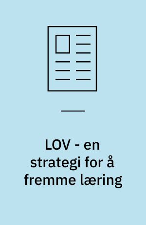LOV - en strategi for å fremme læring