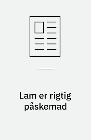 Lam er rigtig påskemad