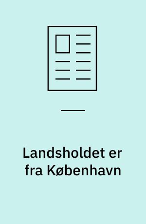 Landsholdet er fra København
