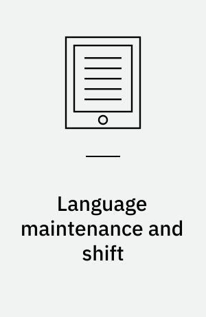 Language maintenance and shift