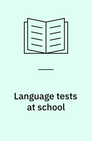 Language tests at school : a pragmatic approach