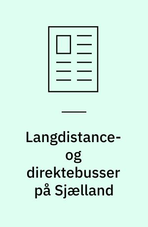 Langdistance- og direktebusser på Sjælland