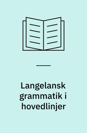 Langelansk grammatik i hovedlinjer