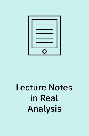 Lecture Notes in Real Analysis