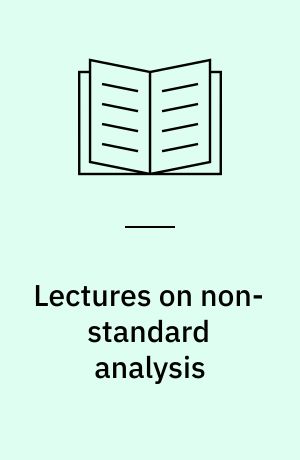 Lectures on non-standard analysis