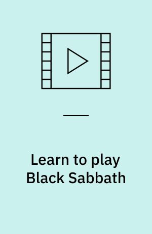 Learn to play Black Sabbath (Stor skrift)