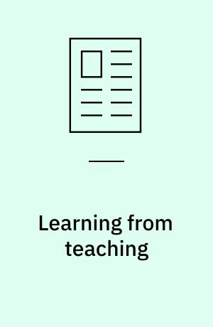 Learning from teaching